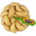 Tasteful Selections Mesh Wineglass 24oz Gold Fingerling Organic