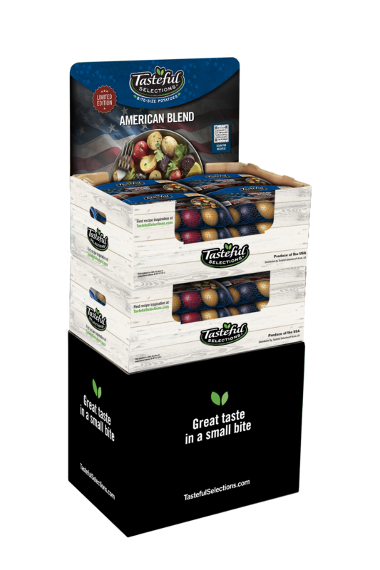 Tasteful Selections Pre-Filled Standard Shipper_American Blend Header